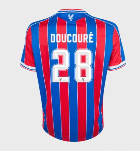 Crystal Palace Cheick Doucoure #28 Domácí Dres 2025-26 Krátký Rukáv Crystal Palace Cheick Doucoure #28 Domácí Dres 2025-26 Krátký Rukáv